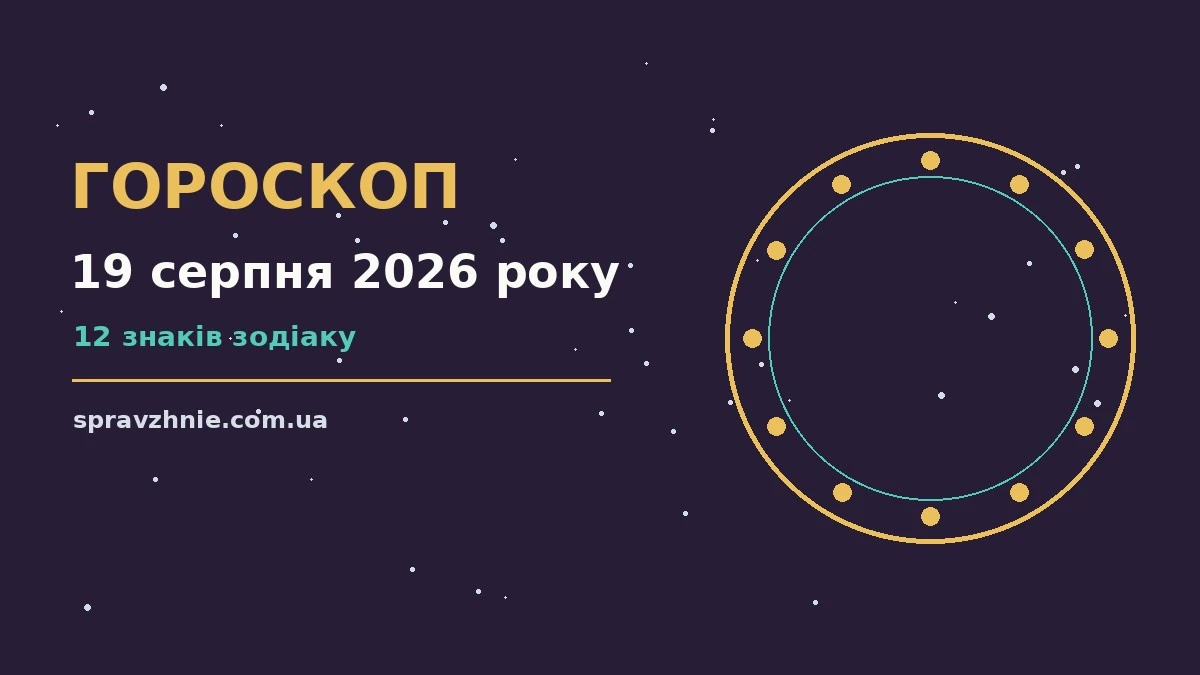 Зоряне небо над міським краєвидом увечері 19 серпня, символ гороскопу для дванадцяти знаків Зодіаку