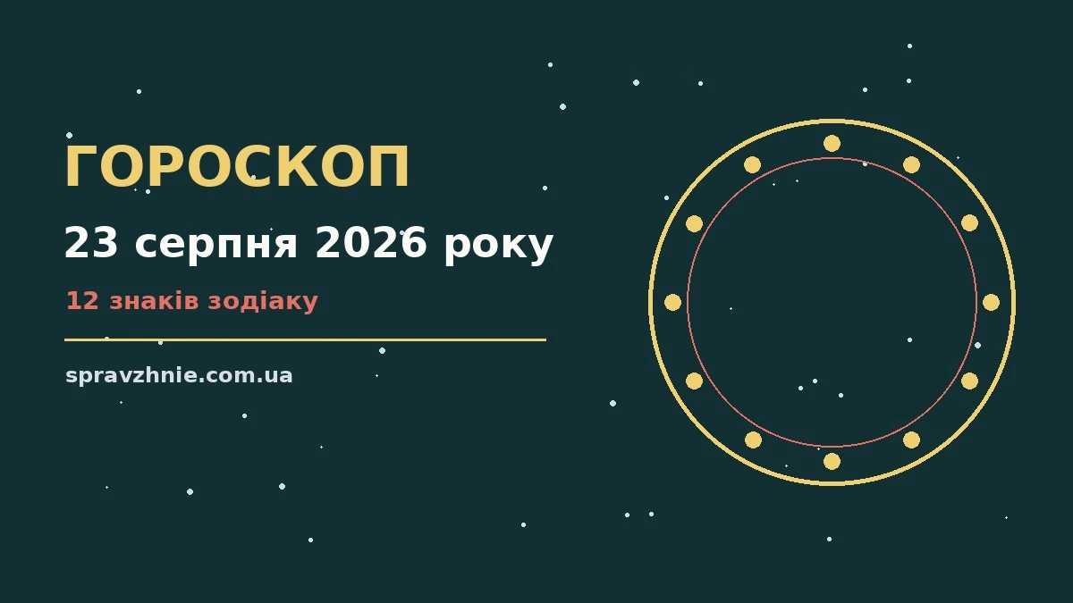 Недільний гороскоп на 23 серпня 2026 року — стосунки, спілкування та особисті межі