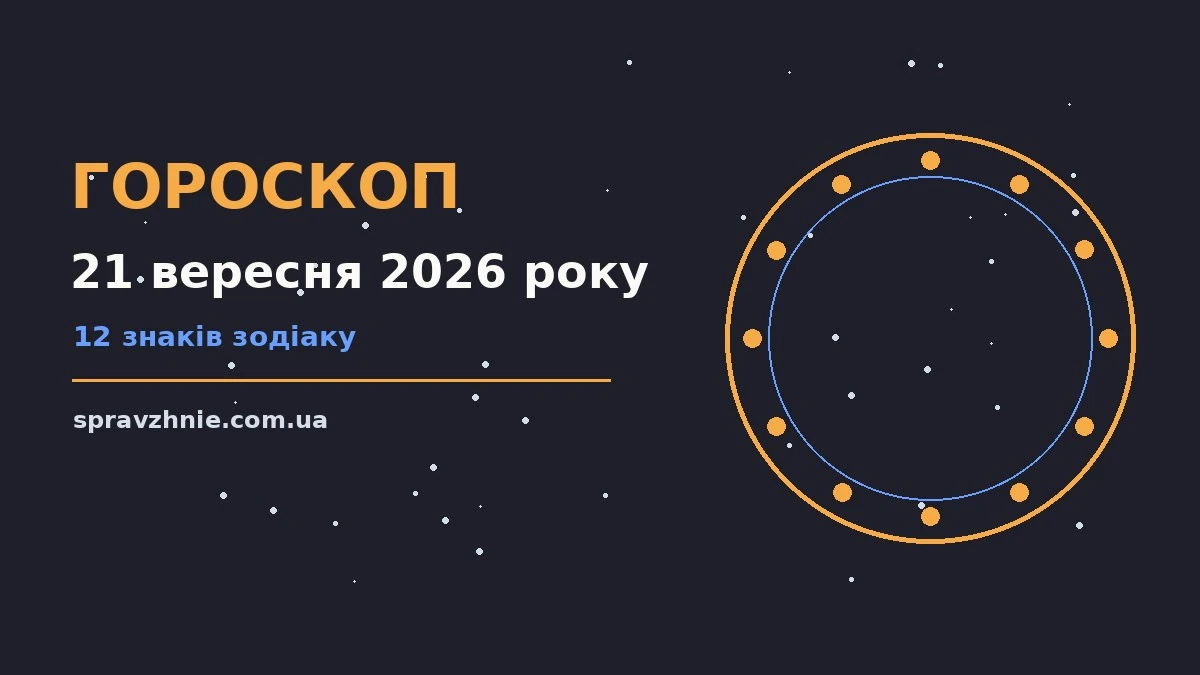Гороскоп на 21 вересня 2026 року: що варто врахувати для впевненого початку дня