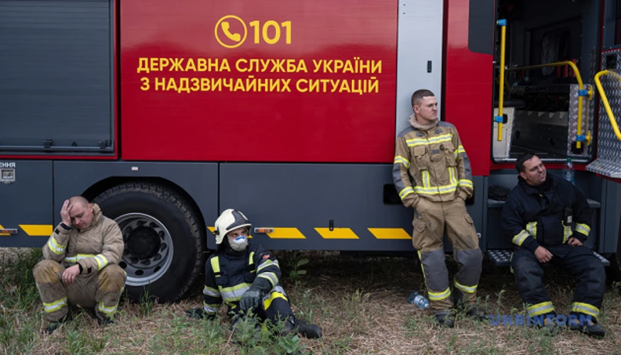 Наслідки удару по підприємству харчової промисловості в Білій Церкві