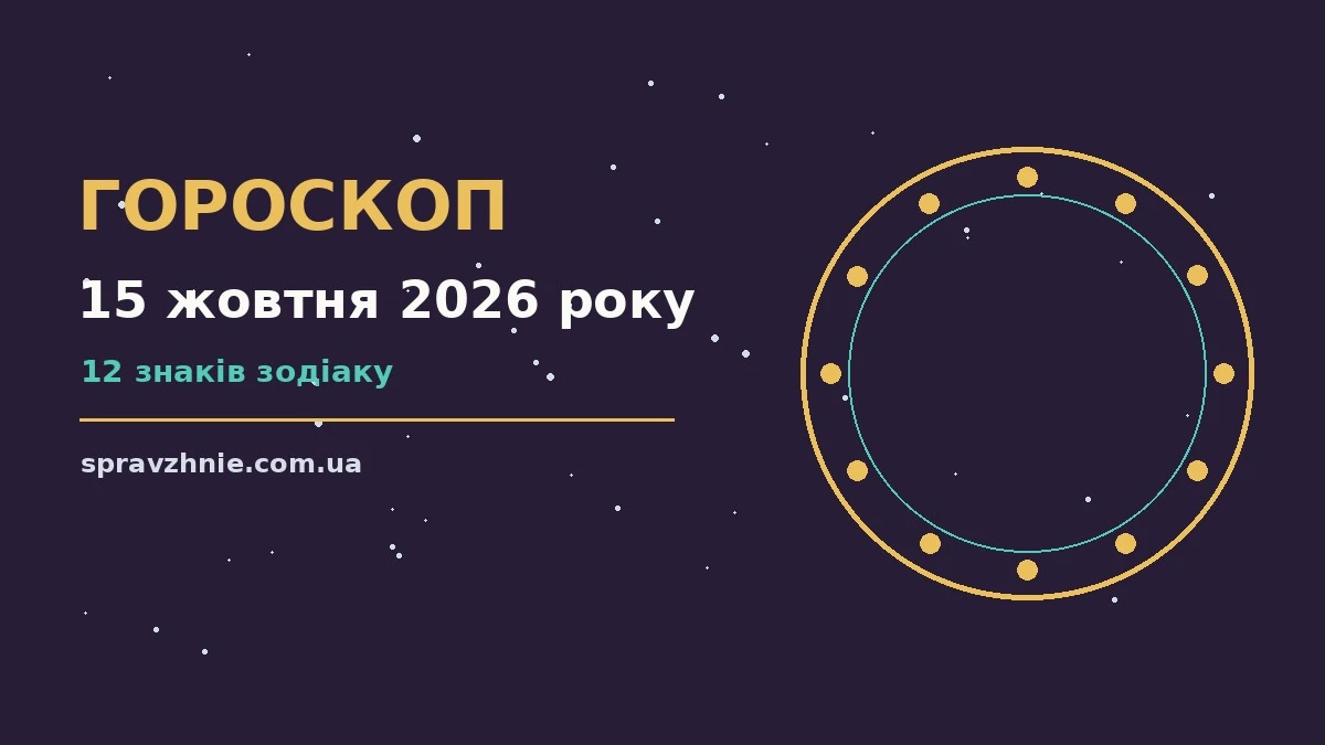 Гороскоп на 15 жовтня 2026 року: що варто врахувати для впевненого початку дня