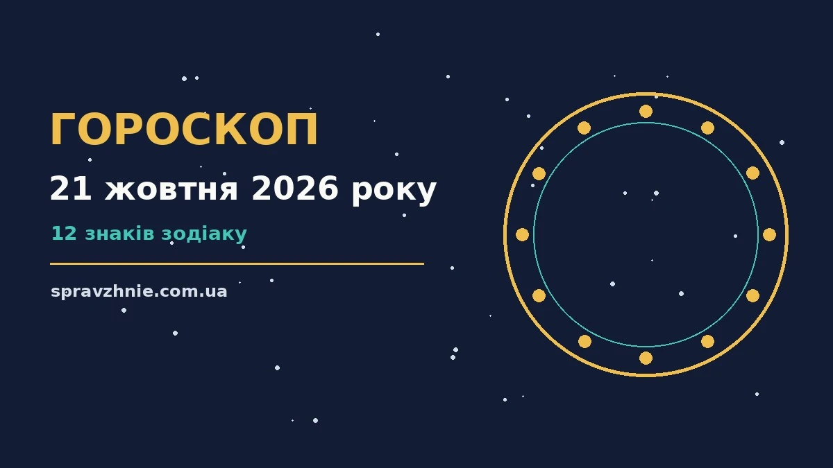 Гороскоп на 21 жовтня 2026 року: що варто врахувати для впевненого початку дня