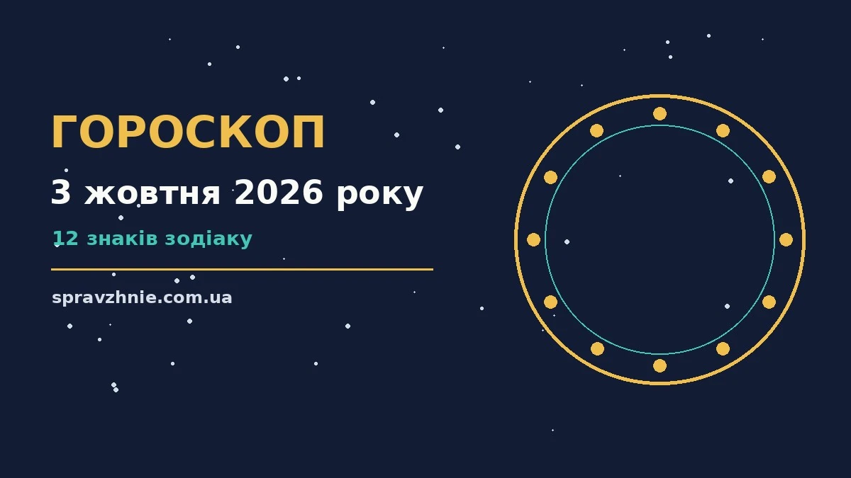 Гороскоп на 3 жовтня 2026 року: що варто врахувати для впевненого початку дня