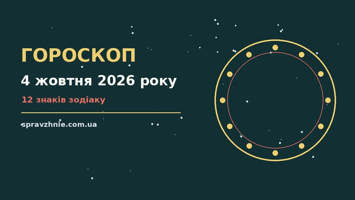 Гороскоп на 4 жовтня 2026 року: що варто врахувати для впевненого початку дня
