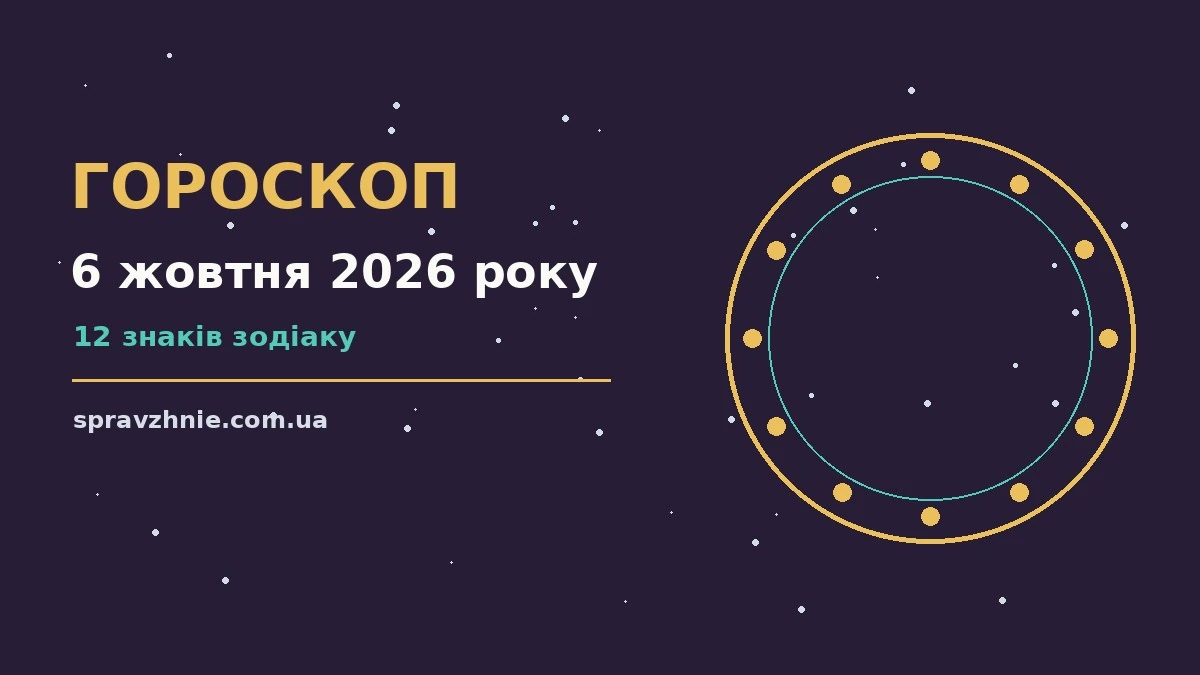 Гороскоп на 6 жовтня 2026 року: що варто врахувати для впевненого початку дня