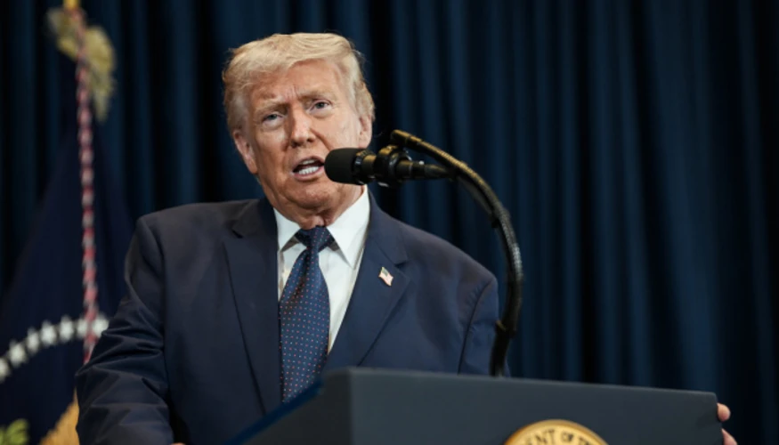 Дональд Трамп на виборчому мітингу
